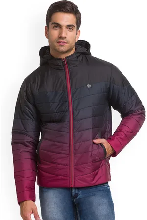 Being Human Colourblocked Hooded Puffer Jacket