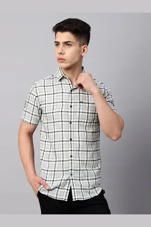 Blue Buddha Tartan Checked Cotton Casual Shirt