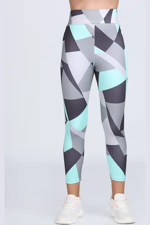 Apraa & Parma Clothing Printed Dry-Fit Training or Gym Ankle Length Sports Tights