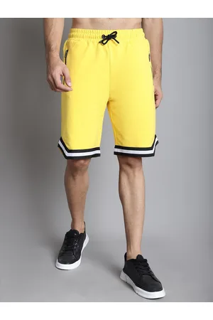 DOOR74 Men Loose Fit Cotton Shorts