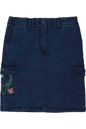 Allen Solly Girls Embroidered Mini Straight Skirt