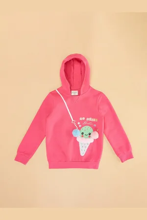 Pantaloons Girls Graphic Printed Cotton Sweatshirt