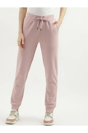 Benetton Women Flat Front Regular Fit Joggers Trousers