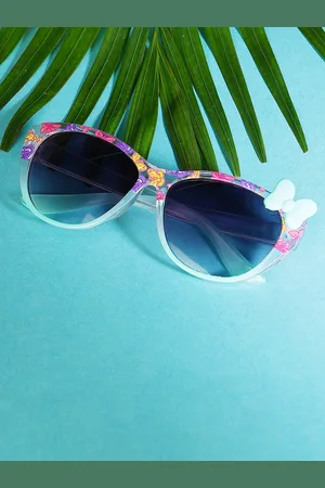 PASSION PETALS Girls Polarised And UV Protected Lens Cateye Sunglasses 11-15bluesunglasses