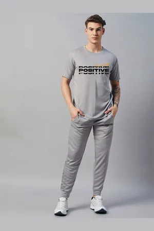 CHROME & CORAL Typography Printed Tracksuit