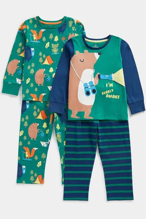 Mothercare Boys Printed T-shirt With Pyjamas