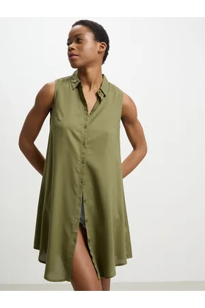 Calliope Shirt Style Longline Top
