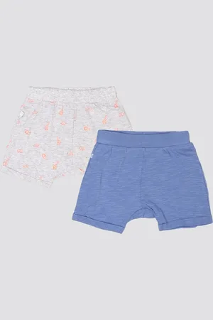 Mothercare Unisex Kids Pack Of 2 Floral Printed Shorts