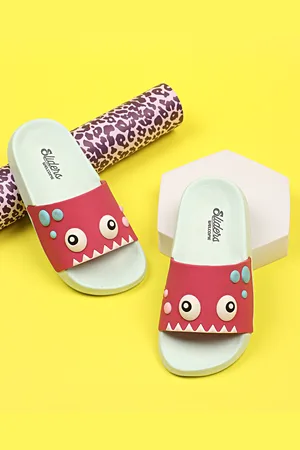 Welcome Girls Sea Green & Magenta Sliders
