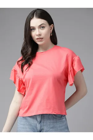 Calliope Flutter Sleeve Cotton Top