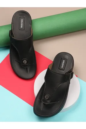 Welcome Men Black Comfort Sandals