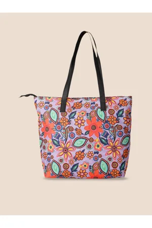 Sangria Floral Printed Shoulder Bag