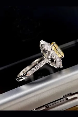 Designs & You Silver-Plated AD Studded Finger Ring
