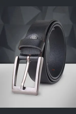 Invictus Men Textured Leather Formal Belt