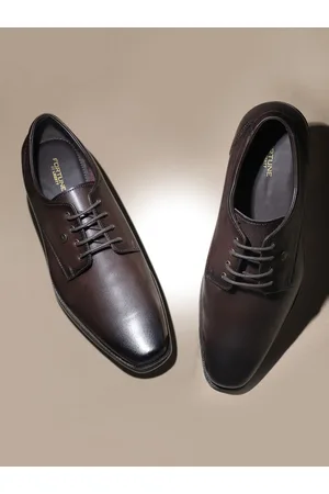 Liberty Men Leather Square Toe Formal Derbys