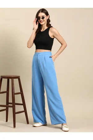 Flare trousers with elasticated waist, Alcott