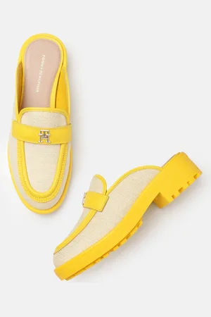 Tommy Hilfiger Women Solid Loafer Style Mules