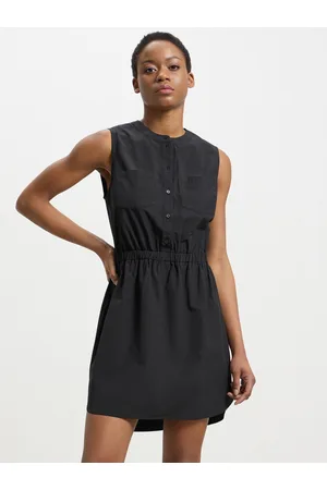 Calliope Cinched Waist Pocket Mini Dress
