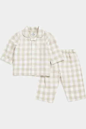 Mothercare Kids Checked T-shirt With Pyjamas