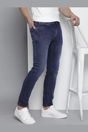 Nautica Men Slim Fit Light Fade Stretchable Mid-Rise Jeans