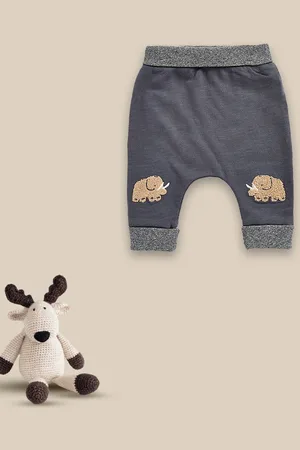 Mothercare Kids Self designed Pure Cotton Joggers