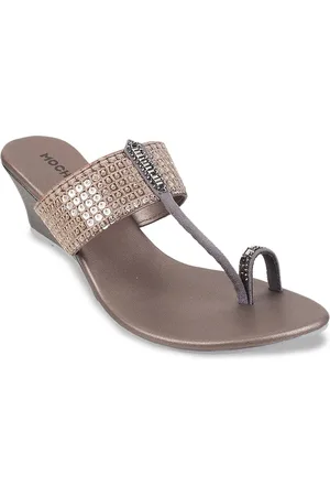 All Things Mochi Ethnic Embellished One Toe Wedges