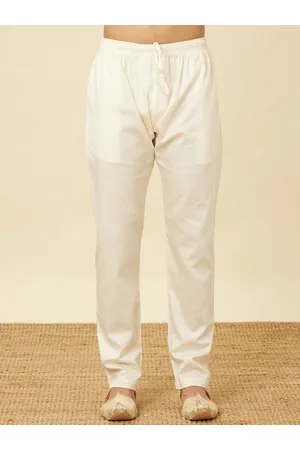 Manyavar Men Mid-Rise Cotton Pyjama