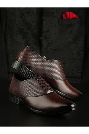 Provogue Men Textured Formal Derbys