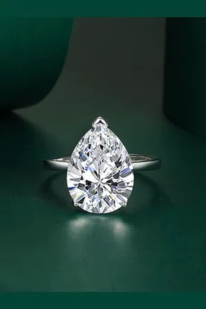 Designs & You Silver-Plated CZ-Studded Finger Ring