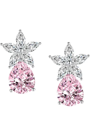 Designs & You Silver-Plated Contemporary Studs Earrings