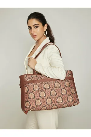 Buy ZOUK Women's Vegan Handcrafted Mughal Art Multicolor and Bidri Kaiser -  Shoulder Tote Bag and Sling Bag Combo at Amazon.in
