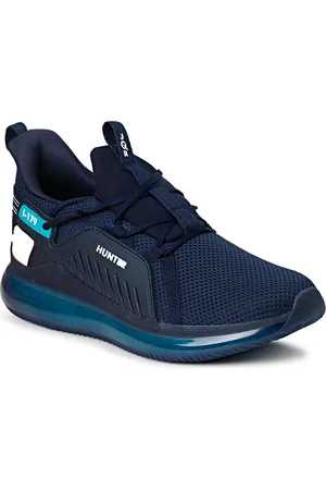 JQR Men HUNTER Navy Blue Mesh Running Shoes