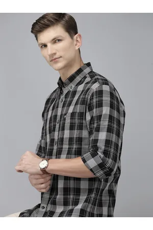 Arrow Manhattan Slim Fit Pure Cotton Checked Casual Shirt