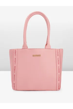 Caprese pink solid handheld 2025 bag