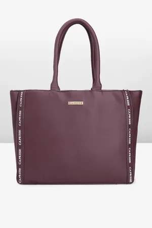 Buy Caprese womens ALISON T Medium BLACK Tote Bag at Amazon.in