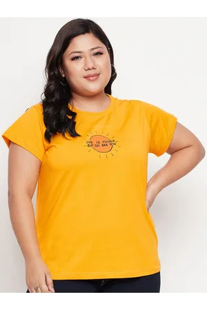 Club York Women Plus Size Printed T-shirt