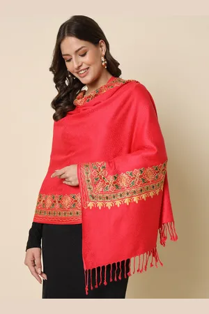 HERE&NOW Floral Embroidered Shawl