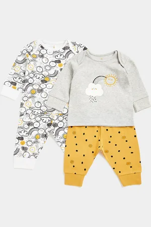 Mothercare Kids Pack Of 2 Printed T-shirt with Pyjamas