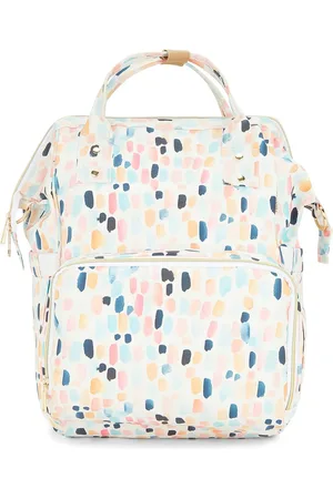 haus & kinder Printed Canvas Water Resistant 20L Diaper Backpack