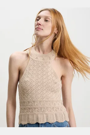 Calliope Crochet Cotton Top