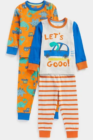 Mothercare Boys Printed T-shirt With Pyjamas