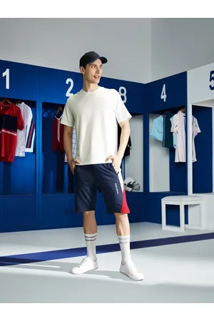 HARVARD Men Colourblocked Regular Fit Mid-Rise Shorts
