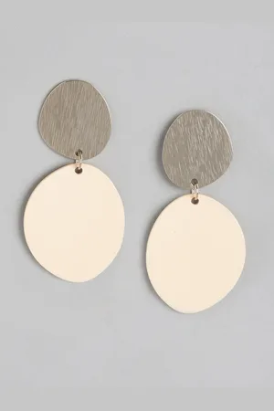 Forever New Rose Gold-Plated Contemporary Drop Earrings