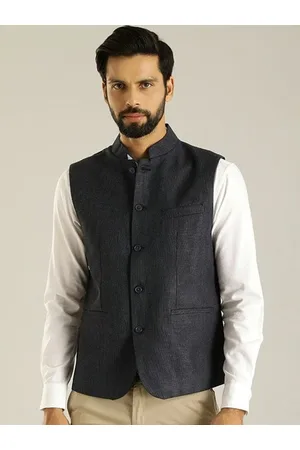 Indian Terrain Men Formal Waistcoat