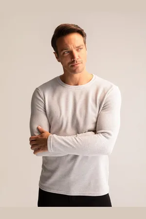 DeFacto Round Neck Long Sleeves Casual T-shirt