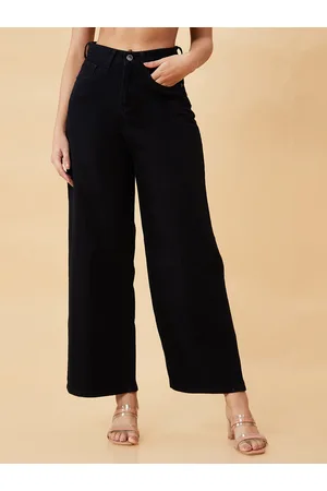 Globus Stretchable Mid-Rise Wed Leg Jeans