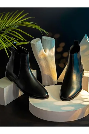 Griffin Men CORINE Mid Top Leather Chelsea Boots