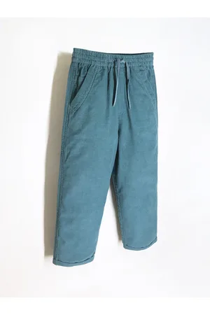 Cherry Crumble Boys Relaxed Loose Fit Cotton Trousers