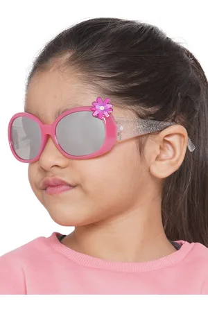 Carlton London Girls Grey Lens & Pink Square Sunglasses CLSG071