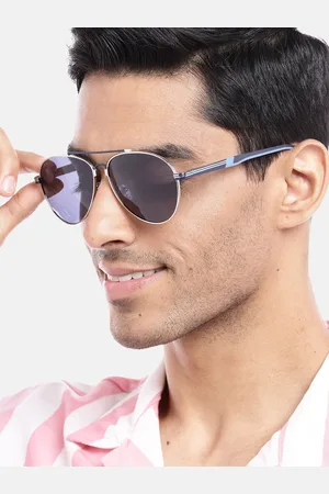 Carlton London Premium Men Polarised & UV Protected Lens Aviator Sunglasses - CLSM130